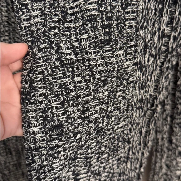 Anthropologie black/grey cotton cardigan women’s size XS - Picture 3 of 5
